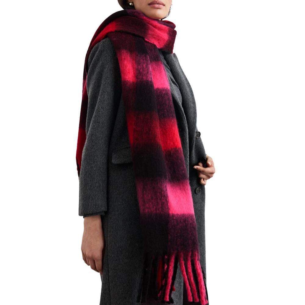 NEW RAILS oslo scarf in scarlet onyx pink